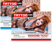 Eintrittskarten-Erstellung für die Internationale Tattooconvention Hagen